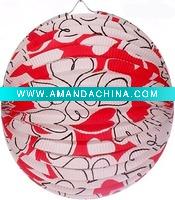 Wholesale valentine paper lantern