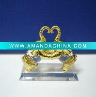 Wholesale elephant crystal animal statue