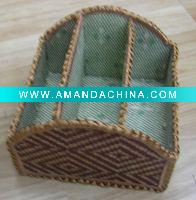 Wholesale 2011 fashion bamboo flament remote control holder