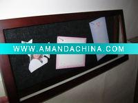 Wholesale Mahogany wood shadow box frame