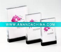 Wholesale acrylic photo frame with fashionable design