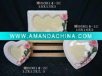 Wholesale White ceramic wedding photo frames and albums