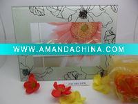 Wholesale Silk-screen glass photo frame