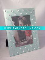 Wholesale silk printing glass photo frame