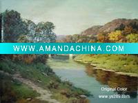 Wholesale Hot Sale Handmade Impressionist Decorative Landscape Oil Painting