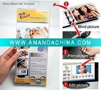 Wholesale DIY wedding album 4:6,download free software from our website and make at home,minicolor brand