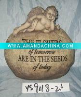 Wholesale angel stone garden decoration
