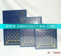 Wholesale lovey vinyl phto album with gold painting