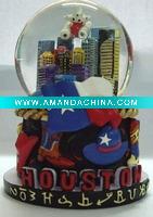 Wholesale Polyresin Tourism HOUSTOM snow ball
