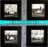Wholesale Nude girl black oil painting on canvas