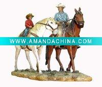 Wholesale Polystone Western Cowboy