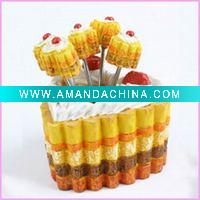 Wholesale resin fruit fork