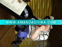 Wholesale resin wine bottle holder