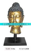 Wholesale Polyresin Buddha with Square Wooden Stand