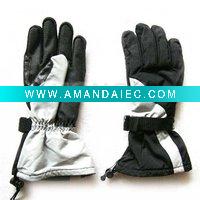 Wholesale Nylon taslon winter sports skiing gloves-SK070064