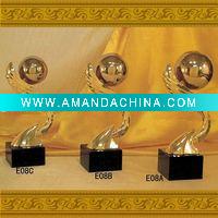 Wholesale globe metal trophy E08