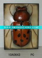 Wholesale 2010 new design metal insect for home decoration on nature