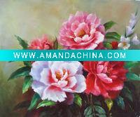 Wholesale 100% Handpainted large chinese national peony flower paintings