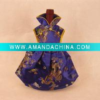 Wholesale Silk wine cover