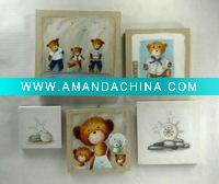 Wholesale antique finish canvas paint frame