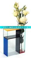 Wholesale Bright glass Colored Acrylic display vase