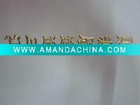 3-D soft badge/label