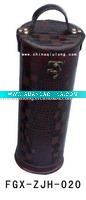 Wholesale black painting wooden wine box for one bottles