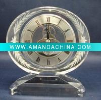 Wholesale round crystal clock
