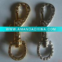 Wholesale nice snap hook with Rhinestones