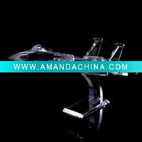 Wholesale K9 Crystal airplane model