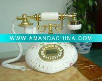 Wholesale marble antique telephone MS--9111 for decorative corded and telephone transmitters