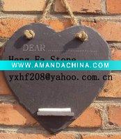 Wholesale black heart shape memo board