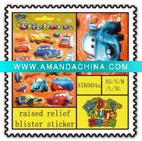 Wholesale cartoon 3D handcraft car sticker