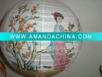 Wholesale round ball paper lantern for home decoration