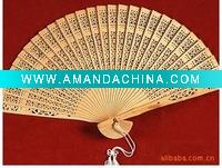 Wholesale Smaill size hot sale sandalwood gift fan
