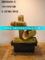Wholesale Bamboo fountain(Indoor Tabletop water fountain) SBE08039-S