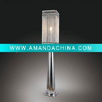 Wholesale crystal metal floor lamp
