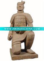 Polyresin figurine/terra-cotta warriors