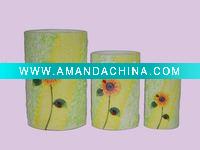 Wholesale Ceramic pot with sun-flowers