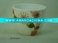 Wholesale Ceramic pot with flower