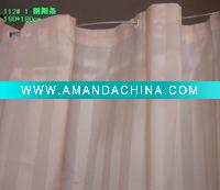 Wholesale 2011 new design,stripe shower Curtain