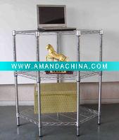 Pentagon Corner Wire Shelving