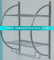 2 tier metal storage rack
