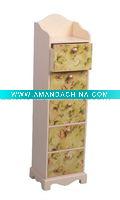 Wooden craft CD storage cabinet
