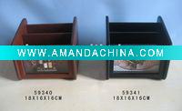 Wholesale wooden remote control holder/ wooden pen holder/wooden book holder