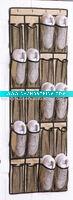 Wholesale 20-pocket Over-the-door Shoe Organizer with Hook