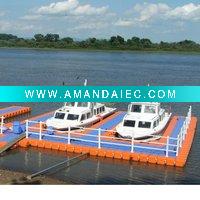 Plastic floating dock