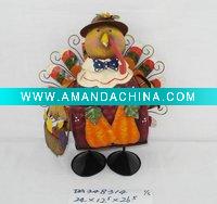 Wholesale metal bobble body thanksgiving turkey