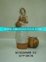 Wholesale A polyresin craft ( thanksgiving farmer)