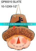 Wholesale Thanksgiving decoration slate scarecrow